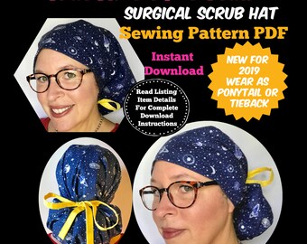 Scrub hat routine Etsy picture about Free Printable Scrub Hat Patterns identify Scrub hat habit Etsy